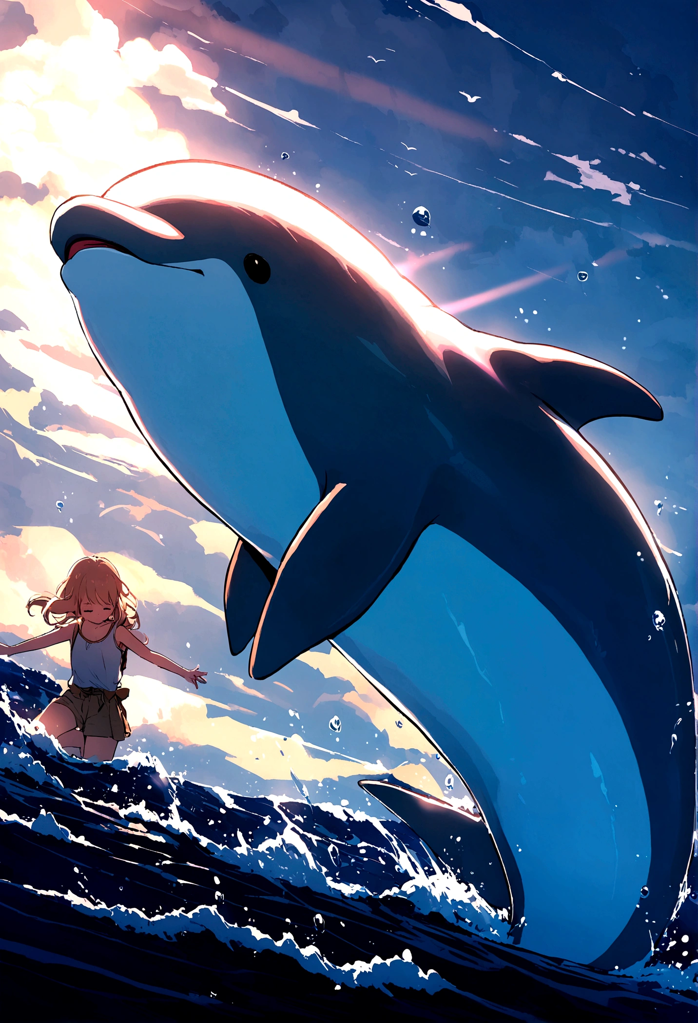 a cute dolphine