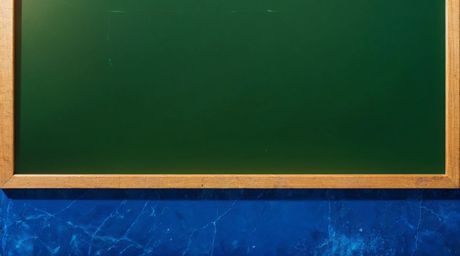 This image features a simple yet striking classroom setup, depicting a large green chalkboard framed with a light wooden border. Below the chalkboard, the wall is painted a vibrant blue, creating a bold contrast with the green. The green chalkboard is clean and empty, suggesting a space ready for learning and instruction. The bright blue beneath adds a lively, energetic touch to the scene, perhaps designed to invigorate or inspire creativity in students. The combination of colors and the stark, uncluttered nature of the board make it an ideal backdrop for educational activities, drawing focus to the potential content that might soon fill the space. nearby frame above from above on a white background effects render, (glossy plastic texture with multiple big light probe refractions), perfect cgi, smooth silhouette, high intensity refraction, (super glossy plastic material), most beautiful vfx, , realistic, 4k, high resolution, rim light, smooth 3d model, multiple light sources, rim light, sharp post effects render,, realistic, 4k, high resolution, rim light detailed digital art, reflective, best quality, 4k, masterpiece:1.2, ultra-detailed, realistic, vivid colors, The image of the highest quality, ensuring every detail showcased perfectly. It in 4k resolution, allowing viewers to immerse themselves in the richness of the colors and intricate details. The realistic rendering. under the spotlight, reflecting, high-resolution image, realistic rendering