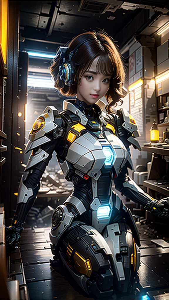 ((Best quality)), ((masterpiece)), (highly detailed:1.3), 3D,Shitu-mecha, beautiful cyberpunk women with her mecha in the ruins of city from a forgoten war, ancient technology,HDR (High Dynamic Range),Ray Tracing,NVIDIA RTX,Super-Resolution,Unreal 5,Subsurface scattering,PBR Texturing,Post-processing,Anisotropic Filtering,Depth-of-field,Maximum clarity and sharpness,Multi-layered textures,Albedo and Specular maps,Surface shading,Accurate simulation of light-material interaction,Perfect proportions,Octane Render,Two-tone lighting,Low ISO,White balance,Rule of thirds,Wide aperature,8K RAW,Efficient Sub-Pixel,sub-pixel convolution,luminescent particles,light scattering,Tyndall effect