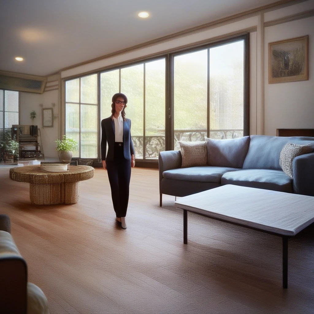 cinematic photo,mrares, ((wabi-sabi style:1.5)), (wabi-sabi_style:1.5), (Zen:1.5),(wabi-sabi elements:1.3), traditional living room, simple style, living room, home, wooden floor, there is a sofa placed in the space, wide angle,long-focus,depth of field, . 35mm photograph, film, bokeh, professional, 4k, highly detailed