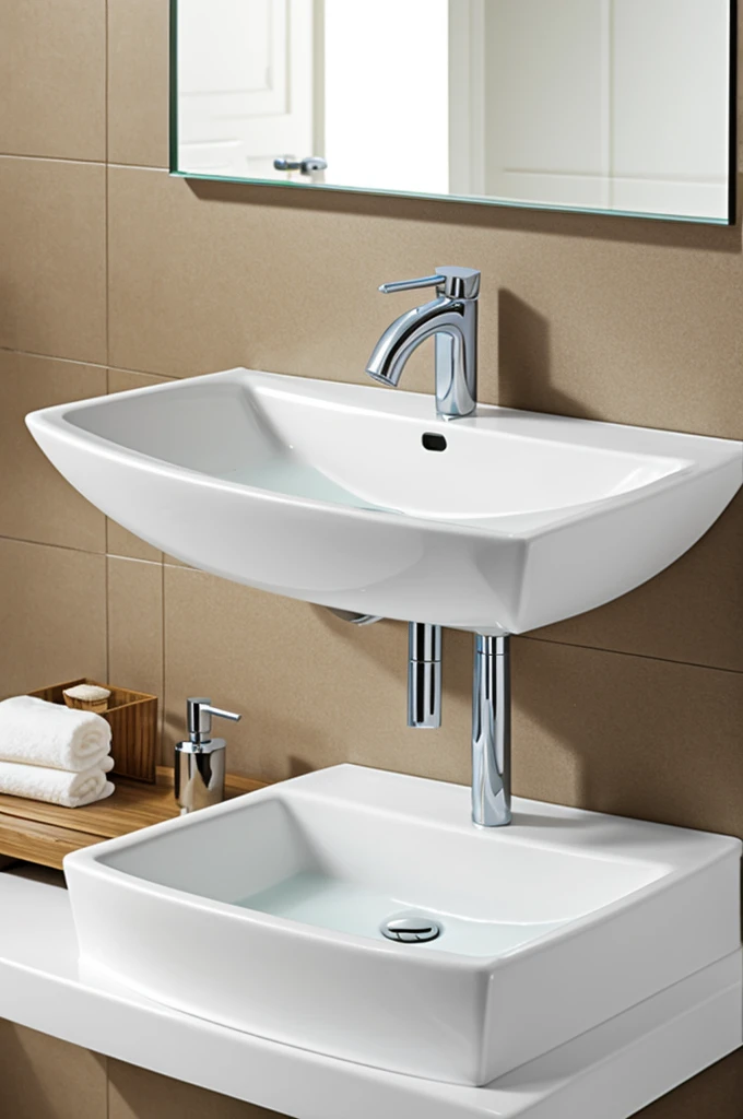 money on bathroom sink