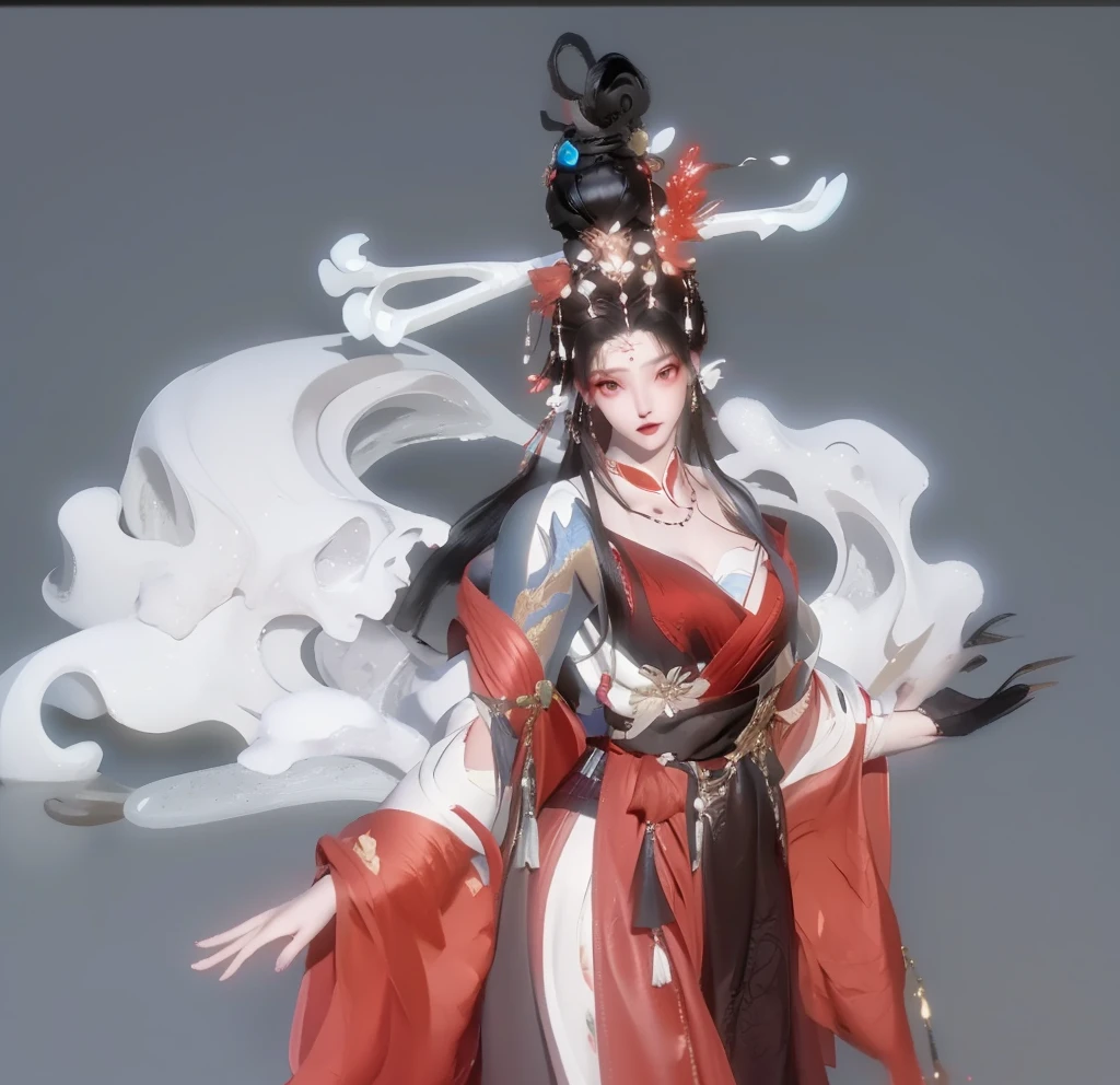 Royal sister,凶狠Expression,High and cold,elder sister,Bad Woman,A black-haired woman in red,No bangs,Hair accessories made of bones,Red spider lily,Silver hair accessories,Red Eyeshadow,Red lips,A snake coiled around the waist,Bone element character design,Game illustration,Red nails,Skull,Skeleton looming in the mist(Best quality,masterpiece:1.2),Ultra-high resolution,Realistically,Front lighting,Intricate details,Exquisite details and textures,(1 Girl),solo,Upper part of the body,Red Hanfu,,漂亮的big eyes,Red Dress,Beautiful face,For the audience,ribbon,gossamer,(young),Facial highlights,Detail production,Tear mole,White skin,Black hair,High Ponytail,Looking at the audience,big eyes,(Openwork pattern),Long earrings,Leprechaun ears,Pointy monster ears,Slim figure,White background,The right hand,Professional lighting,Photon Mapping,Radio City,Physically Based Rendering ((best quality, 8K, masterpiece:1.3)), Key Points: 1.2, Perfect body beauty: 1.4, Hips: 1.2, ((Layered Hairstyle, Chest: 1.2)), (Wet clothes: 1.1), (rain, street:1.3), Tube Top Dress: 1.1, Highly detailed face and skin texture, Squinting, Double eyelids, 美White skin, Long hair, (Residence: 1.3), Smiling white-haired girl, High Ponytail发型, Sports Tops, Oversized bust, Succubus, (((Succubus tattoo on lower abdomen))), Transparent Super Tight Low Rise Ribbon Pants, (((ultra-low waist))), Full body image, Sexy girl, Sexy, Happy laughter, Shy, (((Exposed lower abdomen))), Expression, There is a heart in the eyes, (Detailed drawing of eyes), Sexy Long legs, Thin waist, Sweat dripping down my waist, (Exposing the belly), ((Succubus tattoo extreme detail portrayal))), Wings of Ice and Fire, Front squat, Dark lock method, 2D Blush, crazy, Monster Girl, toy doll, Fangs, Sloppy person, Pink Hair, Asymmetrical bangs, Transparent clothing, Place your hands on your thighs, Look away, 8K resolution, missionary, Raise an eyebrow, Shiny hair, Flower head, Wristband, White hair bandage、Close-up of woman wearing white mask, Beautiful character painting, Gu Weiss, Gurwitz-style artwork, White-haired god, author:Yang Jie, Epic and beautiful character art, Stunning character art, author:Fan Qi, by Wuzhun Shifan, pixiv art station street Gu Weiss, Single ponytail, insult, High Ponytail, tall and big, Long legs, (Sleeveless lace shirt), (shorts), (Striped )), ((Striped )), Walk, elegant, dignified, Feminization, Beautiful curves, sweet smile, Strong sense of detail and layering, Colorful, Has a unique texture, rich and Colorful, color, vivid, Design Art, 16K, Very detailed, {{illustration}}, {Extremely refined}, {Exquisite surface treatment}, Very detailed, Delicate and shining eyes, {{light}}, 极端light效果, Model: realism, CFG size: 12, Laura: Bright texture (1.35), high quality, masterpiece, Exquisite facial features, Delicate hair depiction, Detailed depiction of the eyes, masterpiece, best quality, Ray Tracing, Extremely detailed CG unified 8K wallpaper, masterpiece, best quality, (1 girl), Perfect female body, (((White tight T-shirt))), beautiful eyes, (Delicate face), Black short hair, Tie your hair up, Light blue hairpin, Black silk frame glasses, In class, (White skin), (Optimal lighting), (超级Intricate details), 4k unity, (Very detailed CG), Showing off her white legs, , Hot Pants, shorts,(The tail end is heart-shaped 💟 A purple haired girl with a long ponytail hairstyle and a seductive charm (with Celebrity Tattoos on her lower abdomen), a Transparent super tight low waist mini skirt, (ultra-low waist), a Full body image, Raise your hands above your head, a Sexy girl with a Sexy, Happy expression, blush, Shy的, (Exposing the belly), a charming expression, Frowning in disgust, Celebrity Tattoos, Purple hair girl with long ponytail, Transparent top, Oversized bust, Oversized bust, charm, ((with red charm tattoo on the lower abdomen), Transparent super tight low waist mini skirt, (ultra-low waist), Full body image, Raise your hands above your head, Sexy girl, Sexy, Happy expression, blush, Shy的, (Exposing the belly), charming expression, Frowning in disgust, (Eye detail depiction), Sexy Long legs, Slim waist, Sweat beads on waist, (with Sexy vest line), (Exposing the belly),