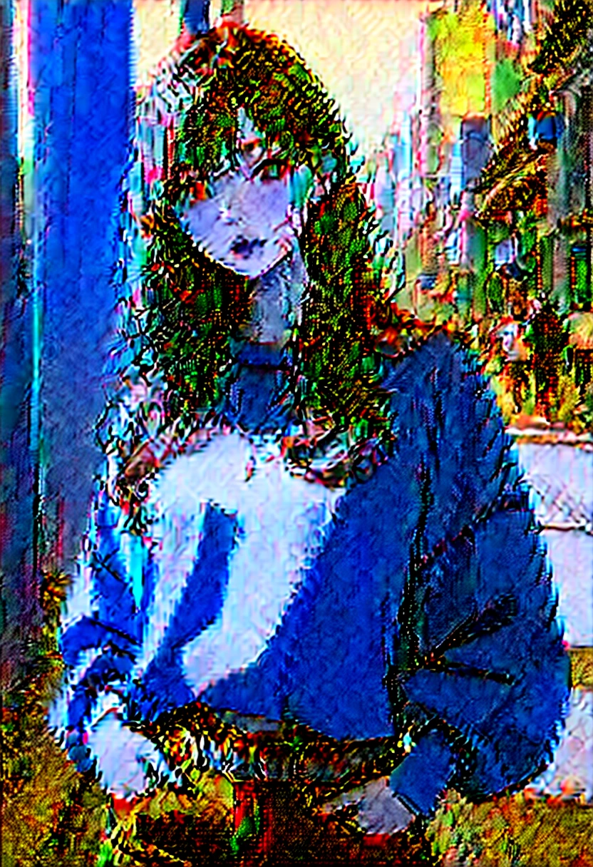 (8K, best quality, masterpiece:1,2), (actual, photo-actual:1,37), top quality, masterpiece, a beautiful woman, Women's short V-neck top white T-shirt Korean fashion women's T-shirt with tight open black jacket, Beautiful and toned body, split, Floral miniskirt, walking in the suburbs, Rainy night background, In a store with Korean shop lighting, night atmosphere, asphalt, Charming smile and dimples, anime style, white hair, Red eyes