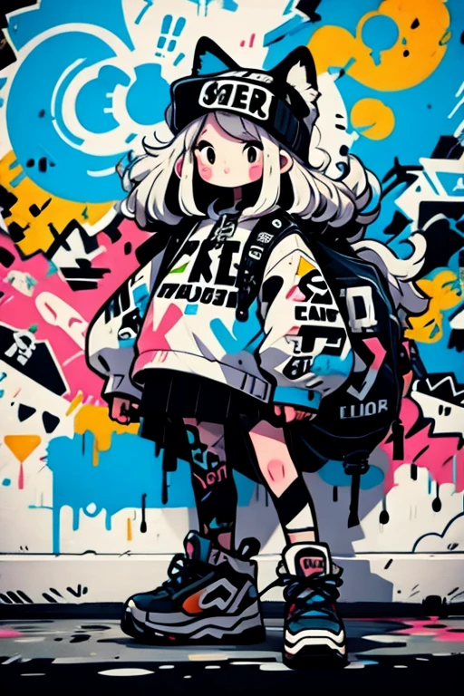 Graffiti style，Girl