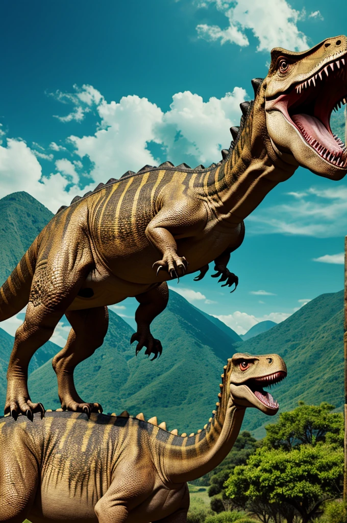 Dinosaur background 
