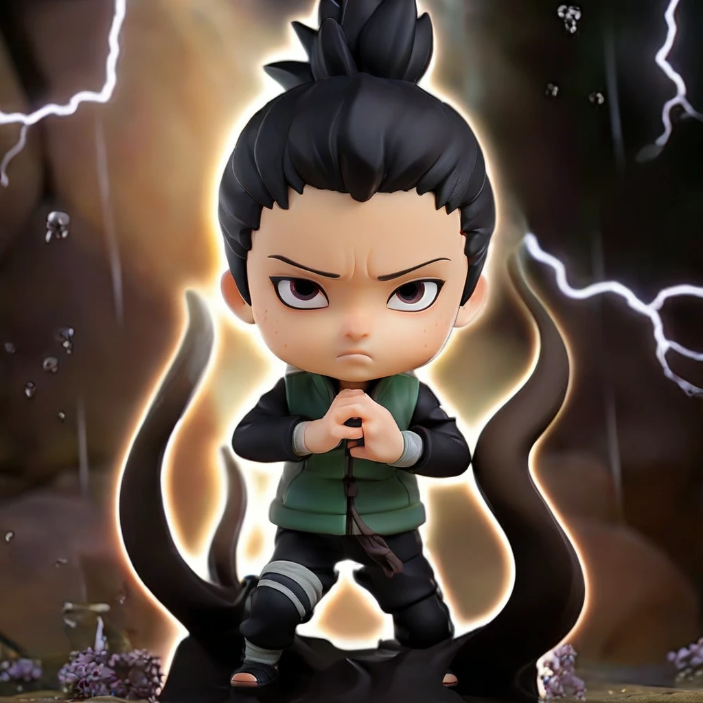 Anime Characters of a boy with a black hair and a green jacket, Hinata Hinata, Clay people, Clay people 3 d, style as Clay people, Naruto, q Cheek, Red Cliff, Nendoroid, Anime Characters, Anime Characters模型, Tanjiro, banpresto, Anime Characters, from Naruto, Ninja