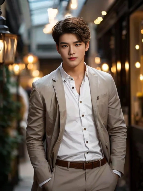 Close-up photo of a woman,  perfect has a round face, Profile picture, charming anime,stereoscopic 8k,45 high quality colored lights,000,000,000 pixels inspired by Woobin, south east asian with a round face, Yanjun Chengt, Xindong Chen, heise-lian yan fang, Chinese girl, Yun Ling, Cute young man with a sweet Asian face, with a round face, Li Zixin, Ruean Jia is very beautiful.!, Inspiration from Huang Ji