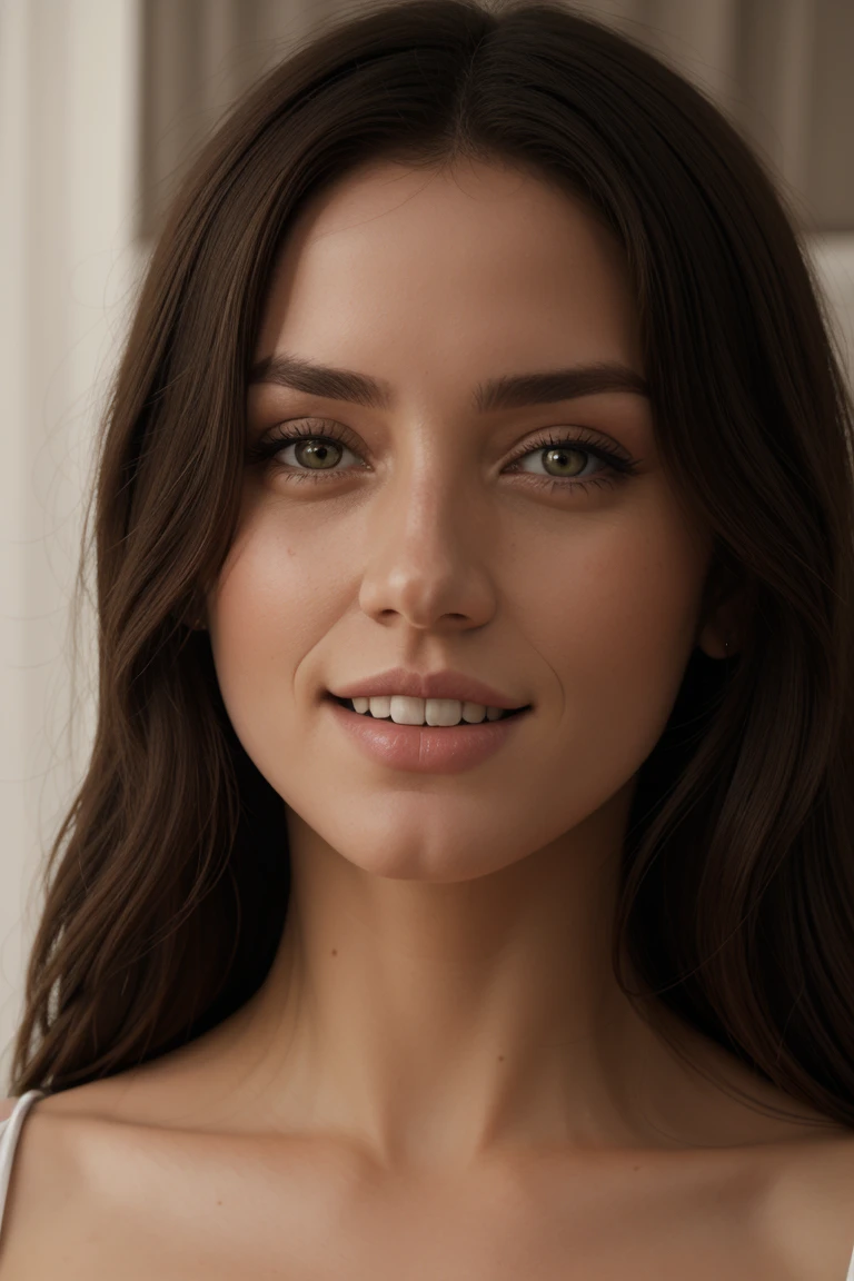 anna1,1girl, solo, (realistic),(hyperrealism),(best quality),(masterpiece),(ultra high res),(photorealistic),(film grain),(bikini , , looking at viewer milf),eye makeup,detailed eyes,detailed bedroom , smile , cowboy pose , f