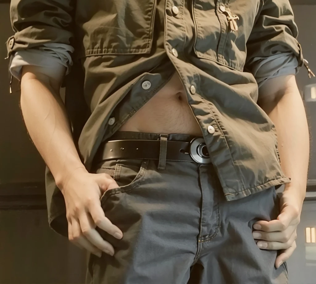 Man stomach