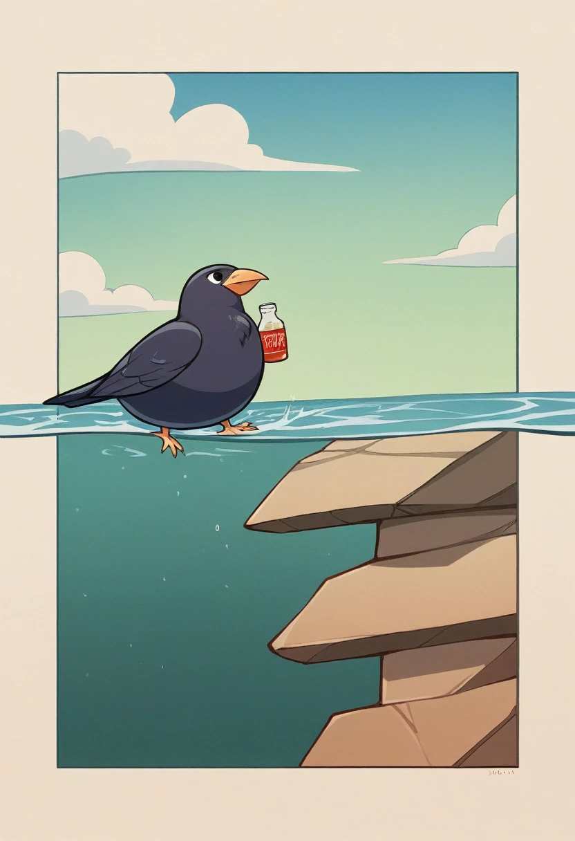 《Clever little crow》Picture Book Script Page 1:Thirsty Little Crow:a hot summer day,A little crow flying in the sky with its mouth open,Below is the dry earth and some withered plants。
Narration:"On a hot summer day,A little crow flies around,It is very thirsty,Looking for water to drink。" page 2:Discover the Aquarius screen description:Little crow landed on a stone,Eyes light up,There is a bottle in front,There is a little water in the bottle,But the water level is too low,Out of reach。
Narration:"at last,The little crow found a bottle with a little water in it.,But its beak can't reach。It has thought of many ways,How can I drink this water??” Page 3:Try and think about the picture description:The little crow tried to lift the bottle with its wings.,Grab the bottle with your claws and shake it,But it didn't work out。There are a few small stones scattered around。
Narration:"The little crow tried to push over the bottle,Trying to catch it again,But the bottle is too heavy。At this time,It saw the pebbles around it.,Got a good idea。” Page 4:Smart way screen description:Little crow holding a stone in its beak,Put them into the bottle one by one,The water level gradually rises as the number of stones increases.。
Narration:“小乌鸦开始把石子Put them into the bottle one by one。slowly,The water level is getting higher。” Page 5:Successful drinking water screen description:The water level in the bottle is high enough,The little crow bowed its head happily,Easy access to cool water。Its expression looks very satisfied.。
Narration:"at last,The water level becomes high enough,The little crow can finally drink water!It thinks water tastes really good,I am also proud of my clever ideas.。Conclusion:
Narration:"Children,就像Clever little crow一样,When we have problems,As long as we think carefully,There's always a solution.!”
(This picture book script is designed with the reading habits and cognitive level of children aged 3- in mind,通过简洁明了的Narration和生动的画面,Aims to teach children the importance of thinking and problem solving,and inspire their imagination。)