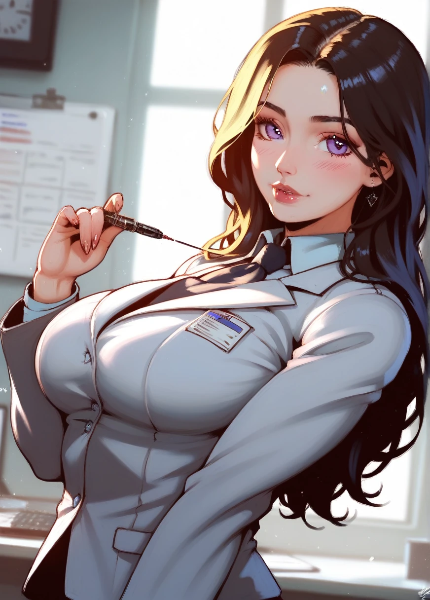 masterpiece, best quality, top quality, ultra highres, 8k hdr, 8k wallpaper, RAW, huge file size, intricate details, sharp focus, natural lighting, realistic, professional, delicate, amazing, CG, finely detailed, beautiful detailed, colourful, detailed skin, girl, large breasts