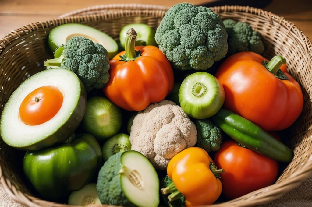 Vegetables close up