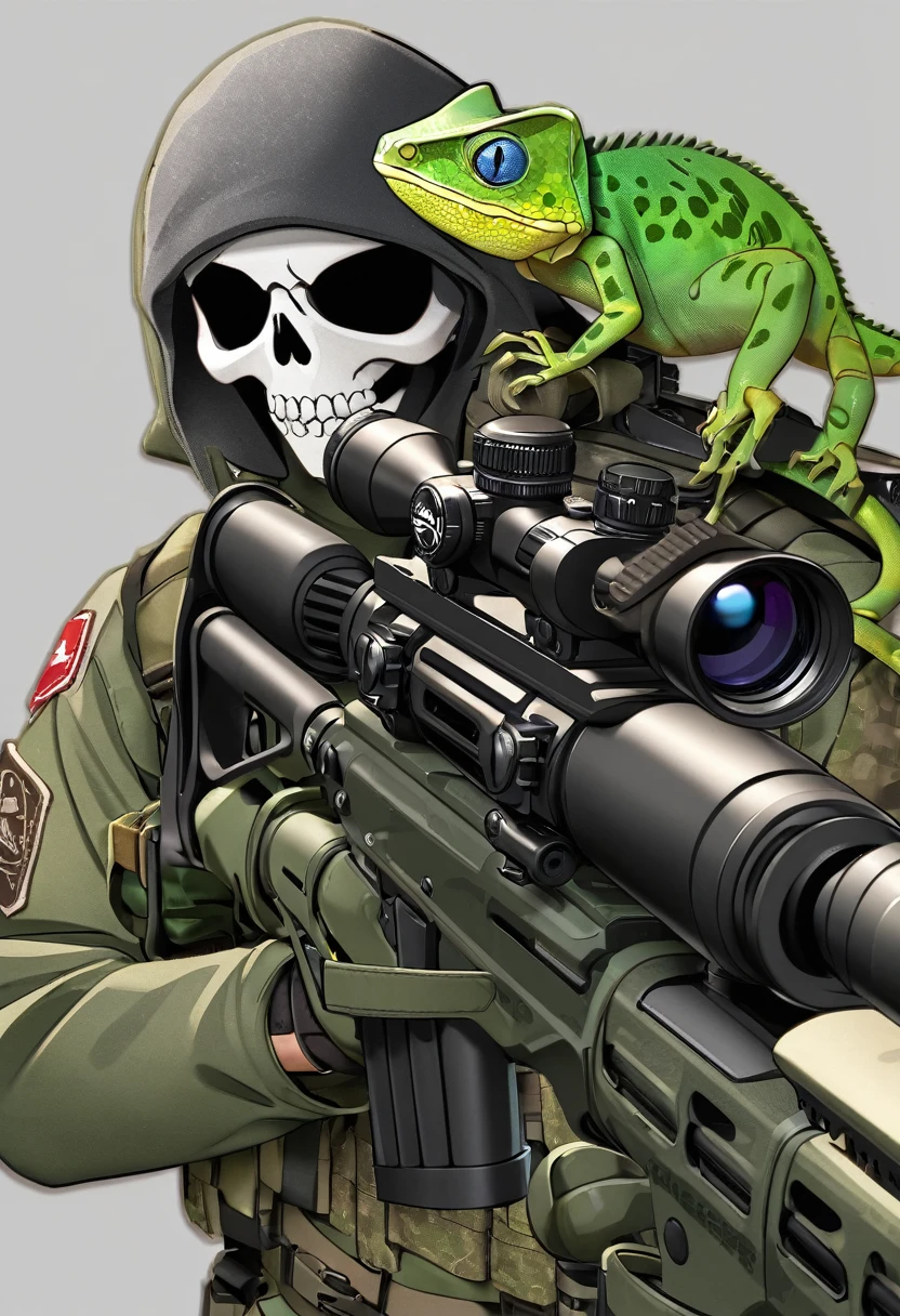 Skeleton Chameleon,Sniper,patch