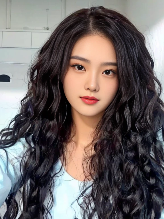 Close-up photo of a woman, perfect has a round face, Profile picture, charming anime,stereoscopic 8k,45 high quality colored lights,000,000,000 pixels inspired by Woobin, south east asian with a round face, Yanjun Chengt, Xindong Chen, heise-lian yan fang, Chinese girl, Yun Ling, Cute young man with a sweet Asian face, with a round face, Li Zixin, Ruean Jia is very beautiful.!, Inspiration from Huang Ji