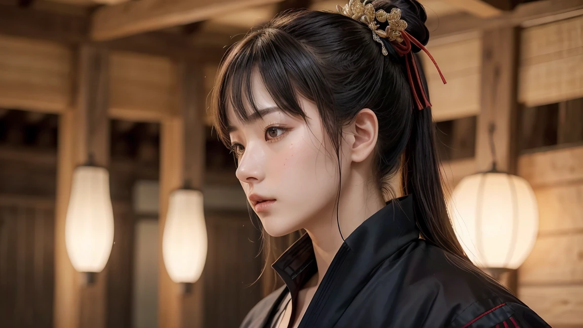 (3 male and female samurai girls((Highest quality、8K、Masterpiece:1.3))、Whole Esbian、clear focus:1.2、Excellent style:1.4、masseuse piece、(ความrealistically: 1.2)、(Virtual image:1.3)、
realistically、realistic、raw photos、Too much detailed face(long ponytail)、Too detailed background(flame)、Highly detailed apparel(Amurai style clothing)、Too much detailed body(chestพอประมาณ、)、Highly detailed skin 、knife 、valley 、chest 、transparently
