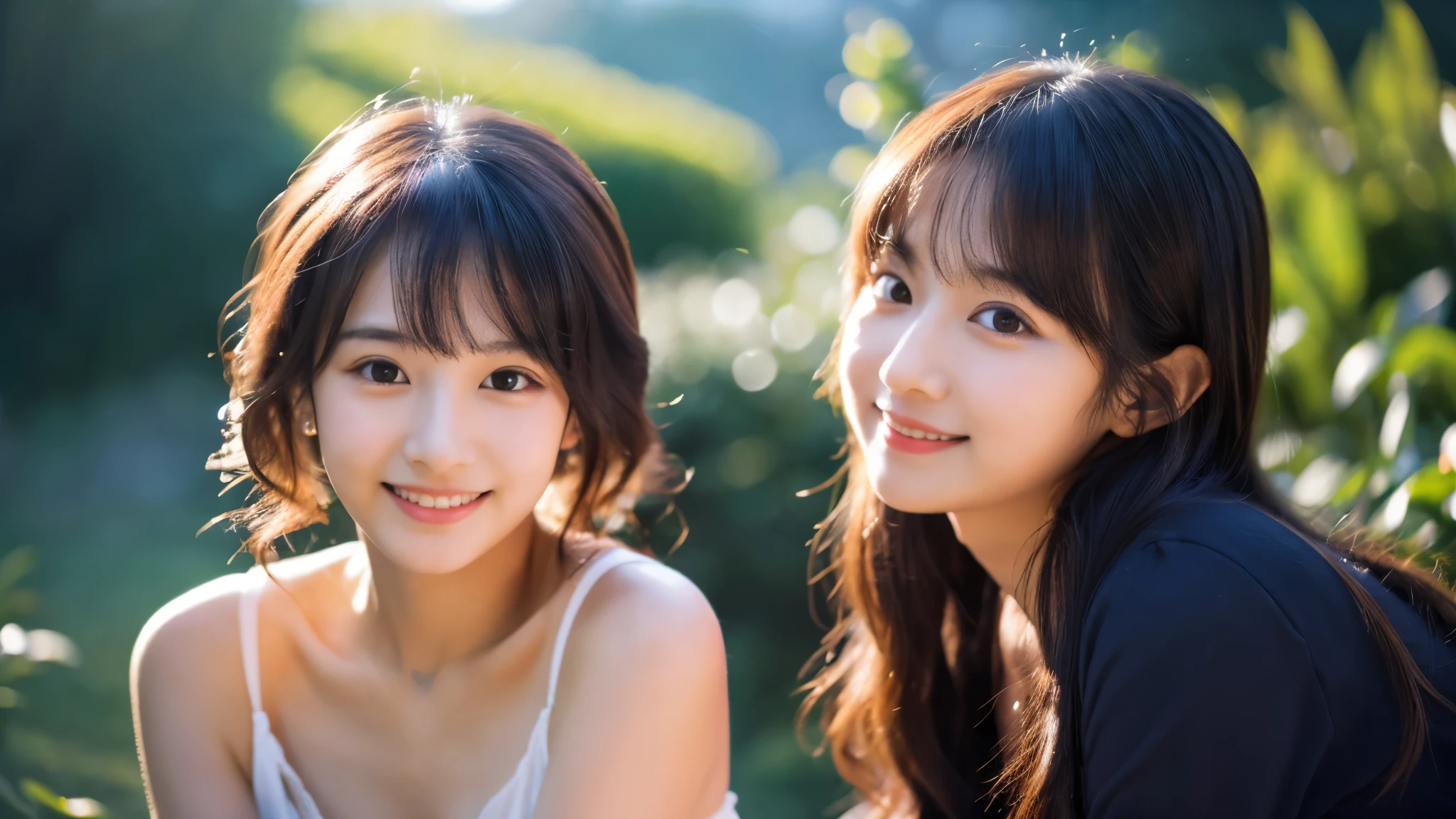 A very cute face like an idol、Looks like a young face、20-year-old female、Gentle and cute、Cleavage、Beautiful moon and starry night、Moonlight only、Natural light、RAW Photos、Genuine、live-action、(Romantic)、(Artistic Expression)、Real Stick、High resolution、masterpiece