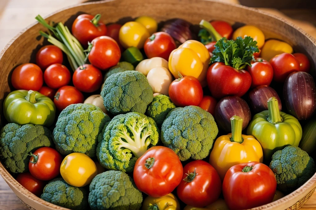 A wide variety of vegetables