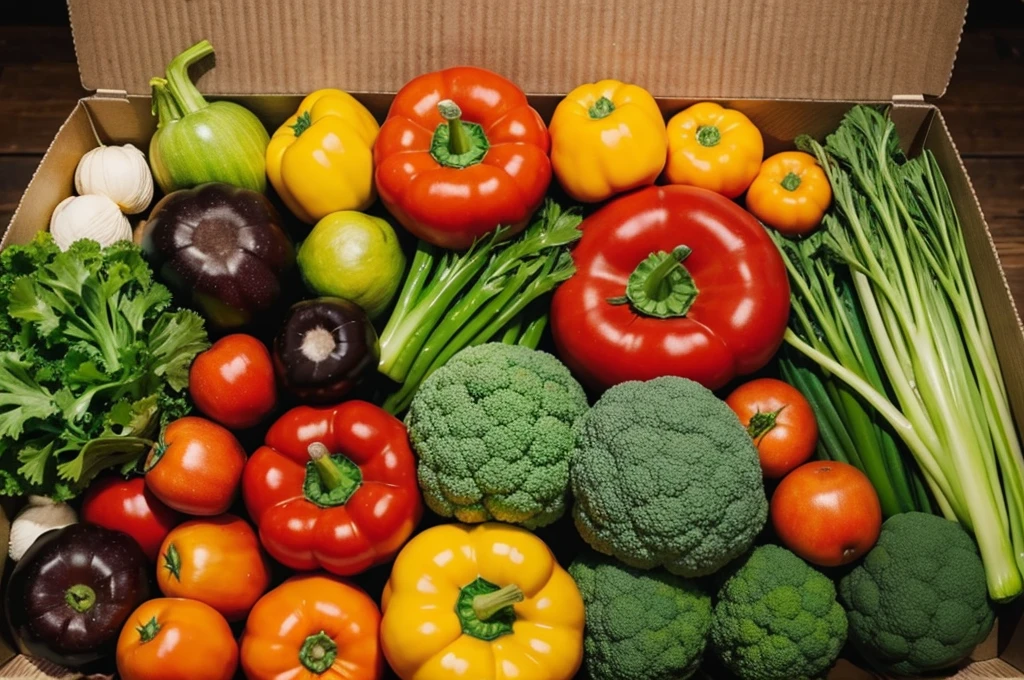 A wide variety of vegetables