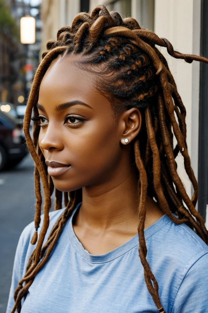 show me a picture of 50 locs ear length 