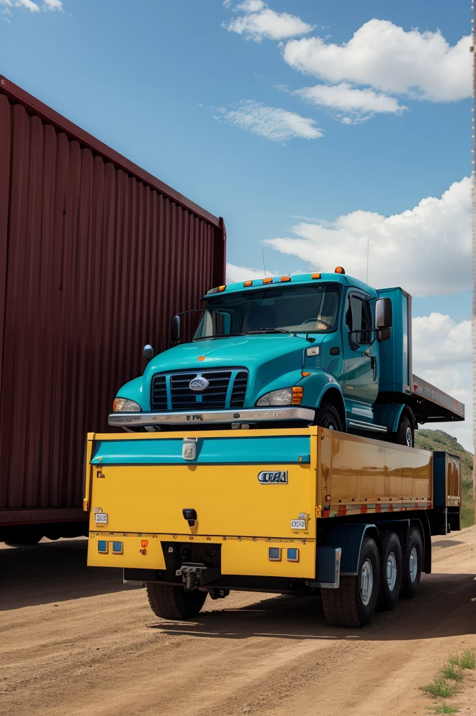 Creat a lode truck
picture and put the sofi express name on o.e side