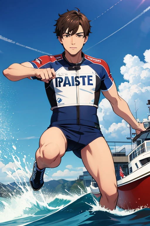 ID photo of a handsome boat racer