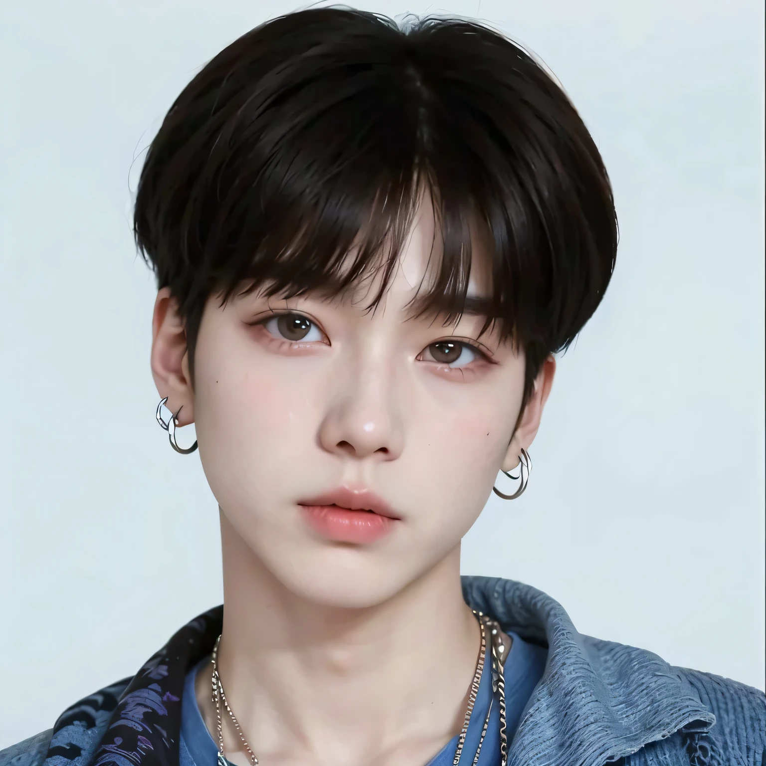 Arafa woman with dyed hair sitting at a table, Jung Jaehyun, Adorable pale korean face., Smart Ulzzang, kim doyoung, with short hair, Jossi Hacer Blackpink, Hong Jun Hyung, Tae June Kim, ulzzang, the hime cut, jaeyeon nam, xqc, jimin park, platinum short hair
