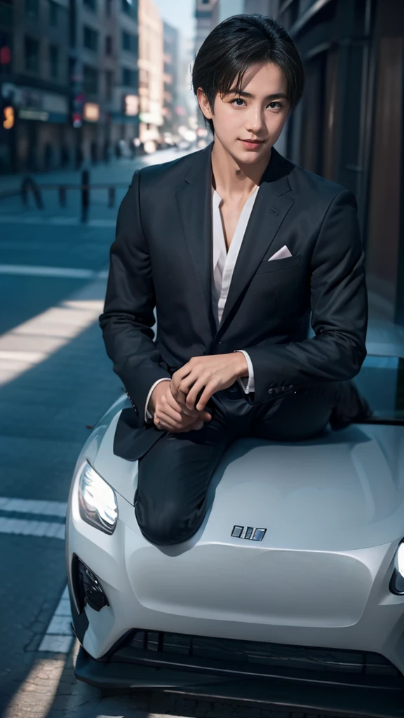 Crimson striped suit、 Handsome 30 year old scientist、The hair is in order..No short beard.no beard. (A handsome young man in an S-Class suit.)、 Japanese male, 30 years old、 merchant、 Luxury dress、 office、 stand up in suitSHandsome young man、 full body image、 (ภาพถ่ายที่มีรายละเอียดhigh CG Unity 8K)、 (very detailedSHandsome young manในชั้นเรียน)、 (The photos are real.)、 ((คุณภาพhighสุด))、 Awesome detailasterpiece)、 คุณภาพhighเป็นพิเศษ、 high、 audience、 gentleman、 I'm beautiful.、 short hair、 Vivid photos、 Handsome like a model、 Handsome like an idol、 Luxury watches、 Eyes balanced looking at the audience with a slight smile