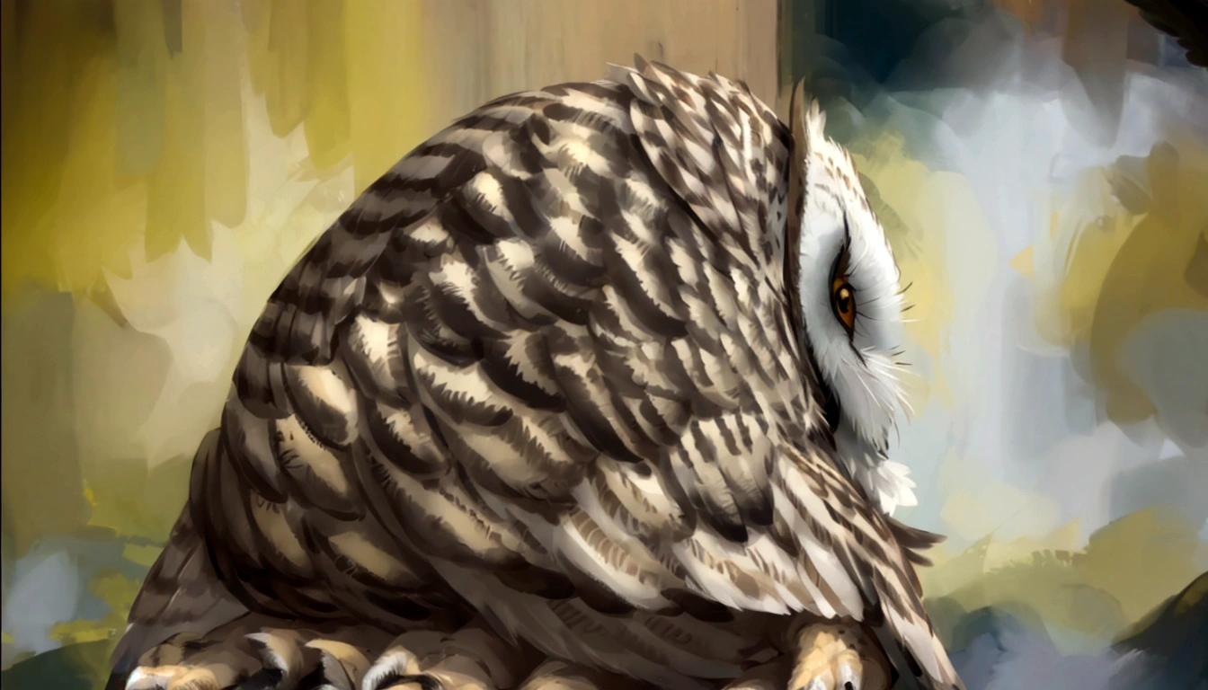 A owl sitting