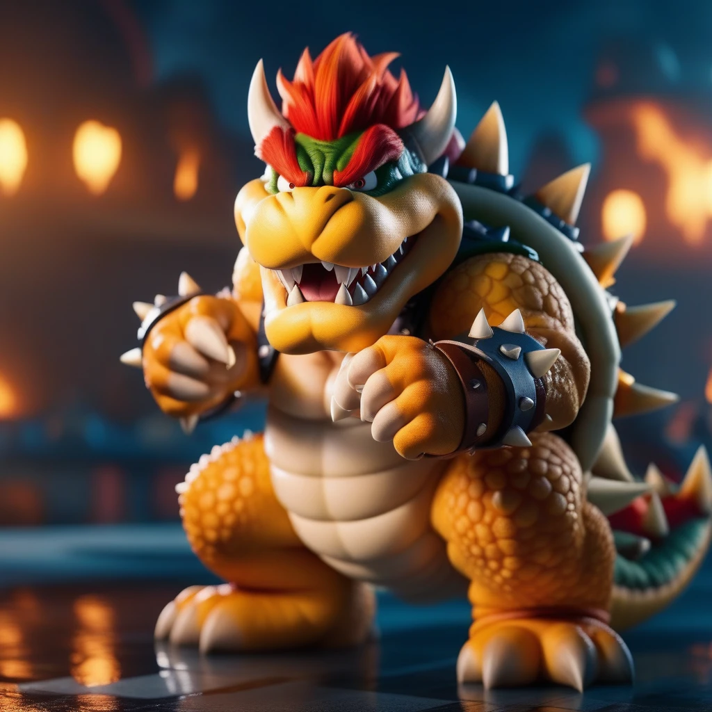 cinematic photo bowser, fantasy world  . 35mm photograph, film, bokeh, professional, 4k, highly detailed  