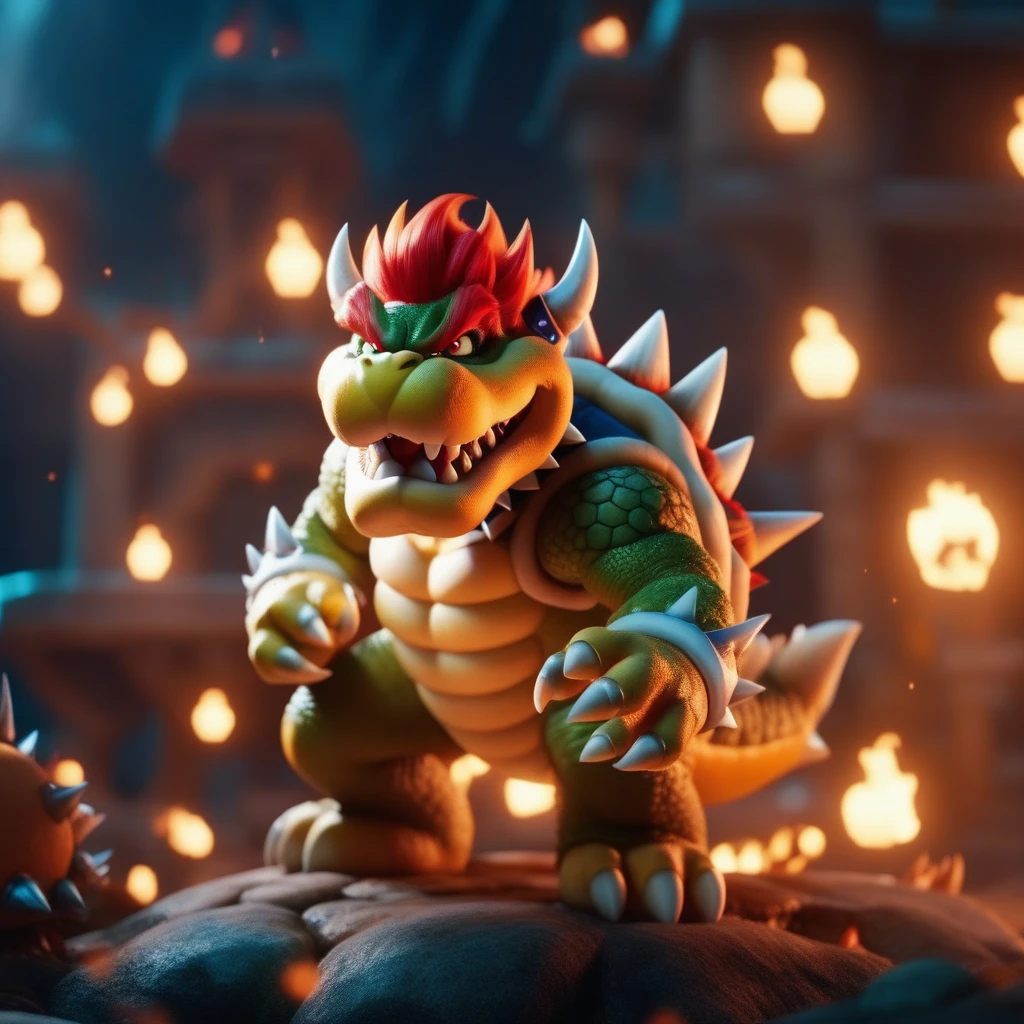 cinematic photo bowser, fantasy world  . 35mm photograph, film, bokeh, professional, 4k, highly detailed  