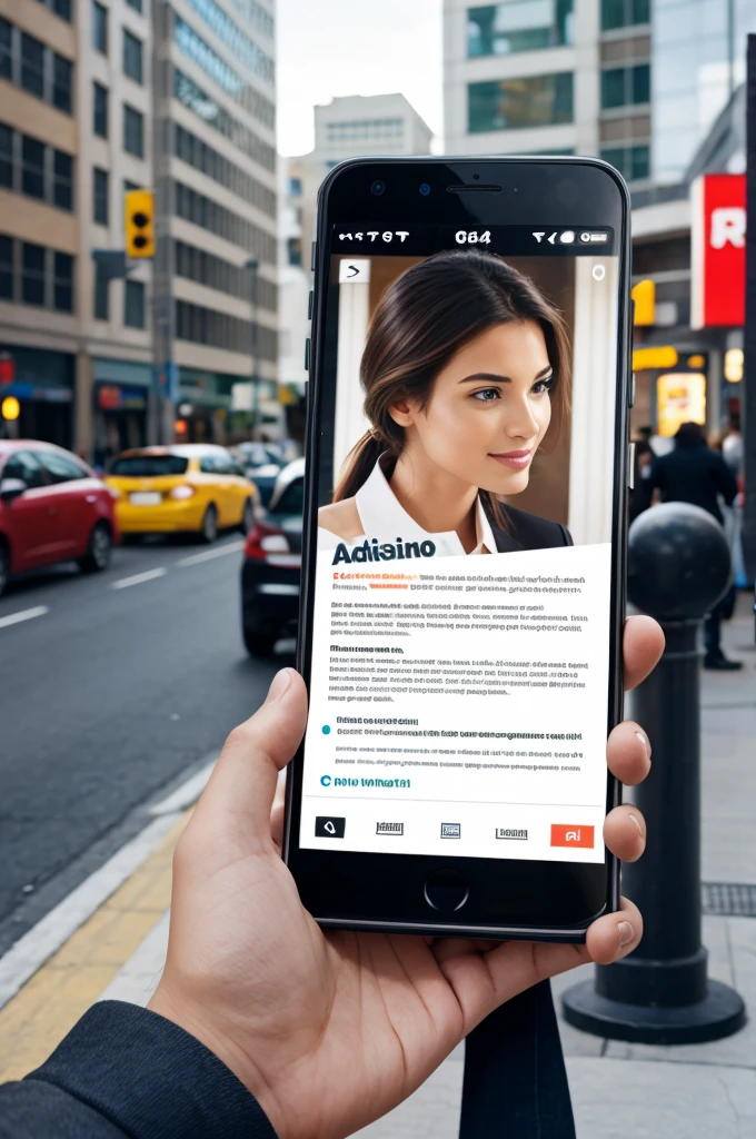 Advertisment on phone