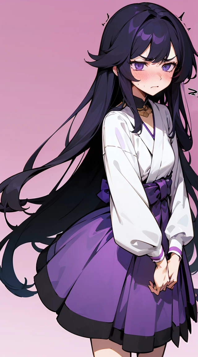 (Highest quality),(masterpiece), 8k,Very detailed, Detailed light, Best Shadow,Detailed reflective eyes, Beautiful Eyes, Very detailedな顔,Shiny Hair,sexy,Big Breasts,Charm,One person,Gloss,nezuko,Demon slayer,kimono,Black Hair,Wisteria flower,Charm,Expressionless,looking at the camera,front,Standing posture,Glowing Eyes,