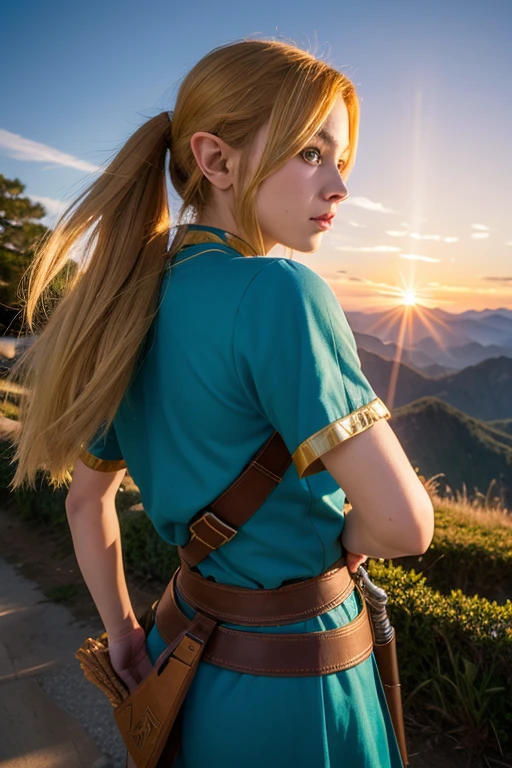 ((Highest quality)), ((masterpiece)), (detailed), the legend of zelda