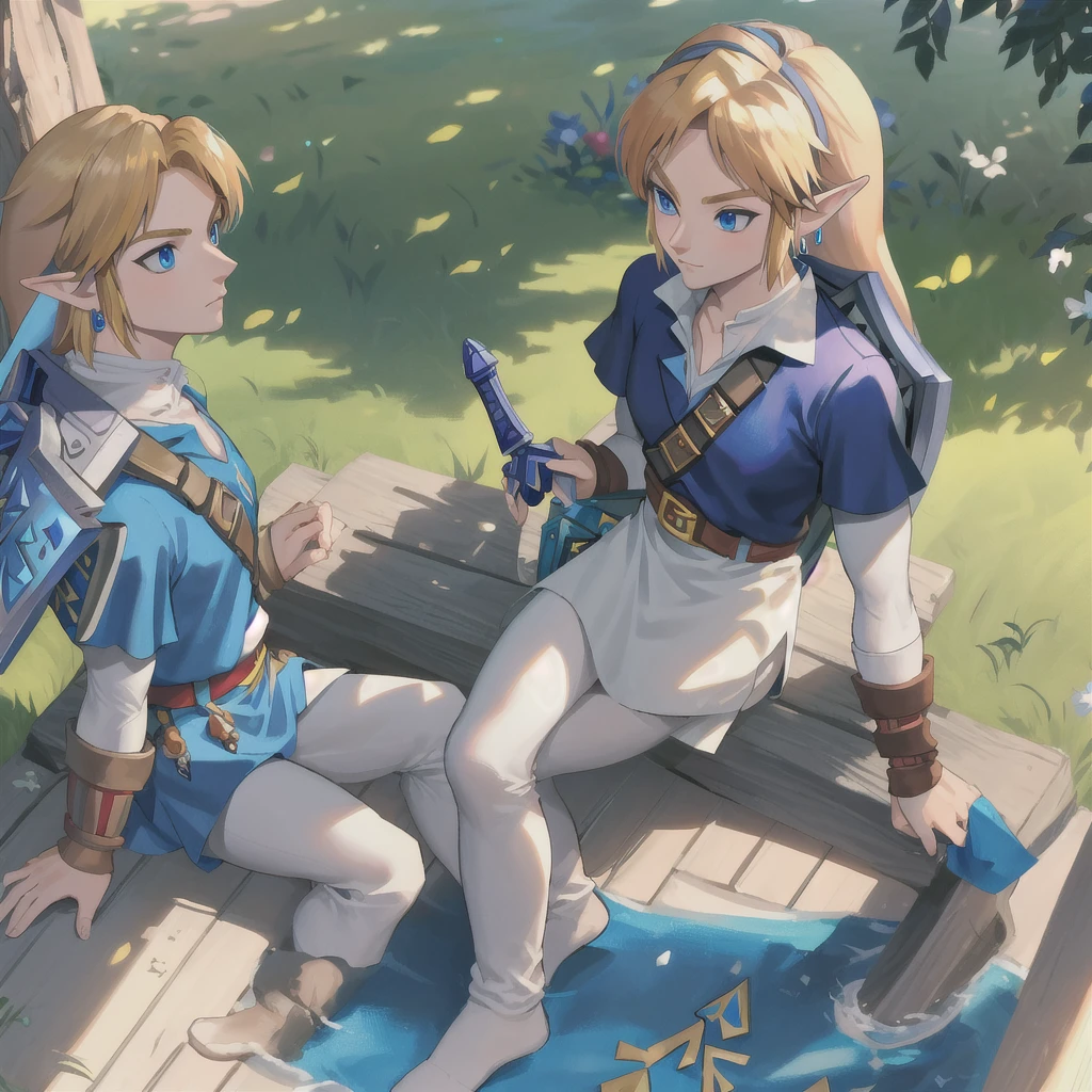masterpiece, best quality:1.2), ultra detailed, the legend of Zelda:1.7,Link