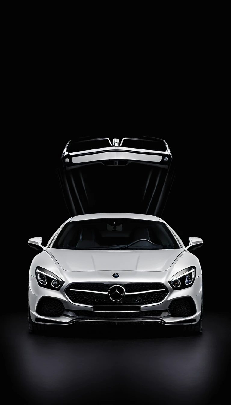 BMW Car on black background
