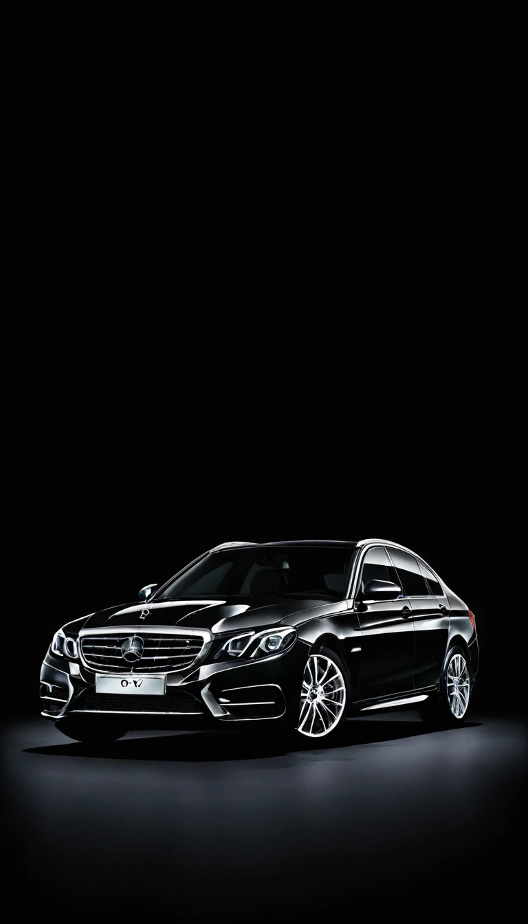 BMW Car on black background