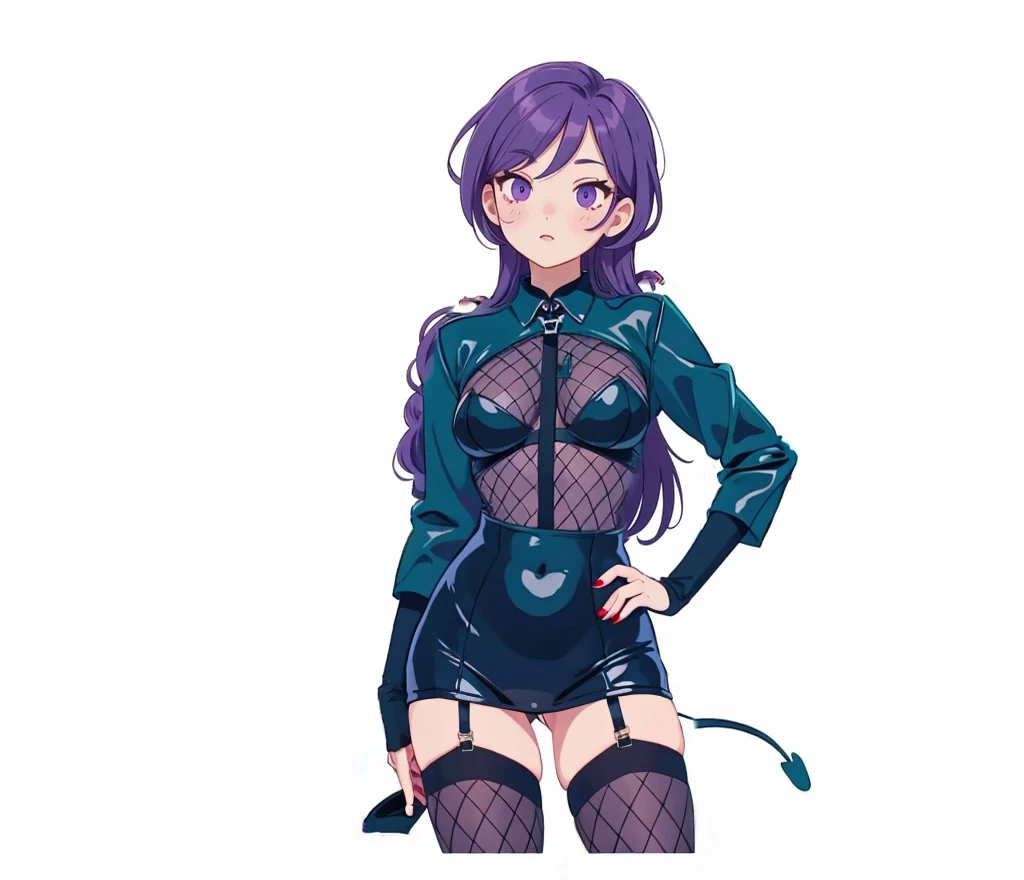 complete image, fishnet stockings