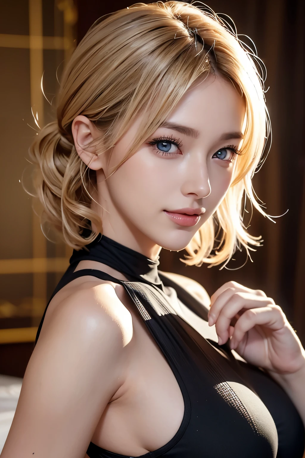 Hair tied up、whole photo、Front view、woman2名、Sexy Face、short hair、 city、Sexy black suit、A look of complete lust、(((masterpiece)))、((Highest quality))、((超Realistic))、成熟したwoman、成熟したwoman、perspective、Very detailed、Perfect hands、Finger details、beautiful and detailed eyes、Brown eyeuscular body、Perfect captivating eyes、Front viewア、Kayden Kross .Cowgirl、Best image quality、Fine-grained image quality、beautiful、Europe, woman, French, woman italienne, woman italienne, smile、blue eyes、 blonde 、jewelry, blue eyes, Realistic, High resolution, Soft Light,Hip Up, Glowing Skin, (Detailed face),tattoo, jewelry, , night, blonde hair, Wavy Hair, beautiful soldier, Attractive appearance, smile, Perfect Style, Perfect balance, Fine skin, Naughty look,