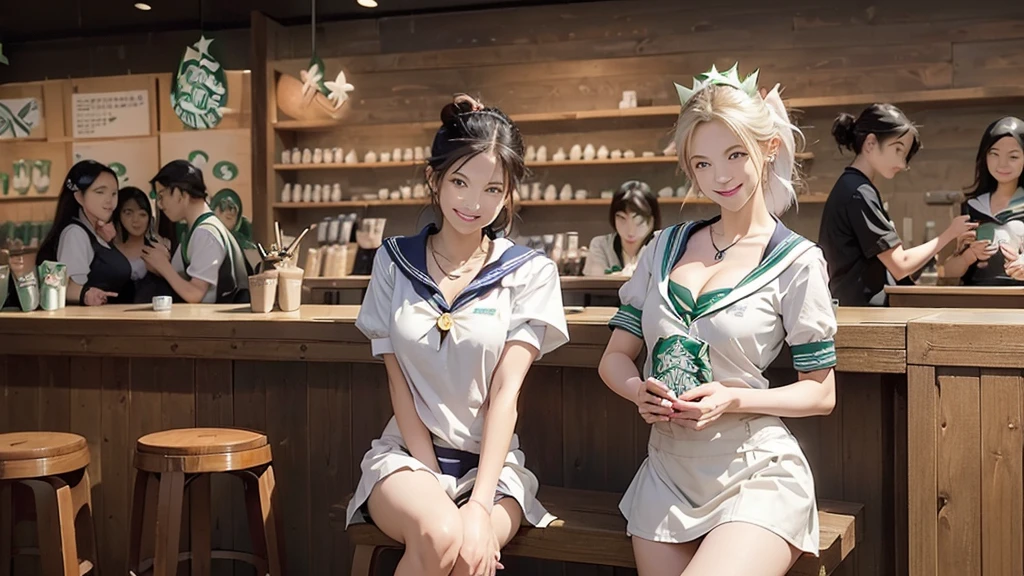 ((((((((Cleavage Emphasis 0))))))))
((((((((A junior high school girl in a sexy white short-sleeved sailor uniform))))))))
(((((お洒落でcuteInside the Starbucks store)))))
(((((ponytail)))))
8K、RAW Photos、Highest quality、Super detailed、Super Resolution、Ultra HD、8K壁紙、Amazing details
(((((((Inside the Starbucks store)))))))、((((((Sit down and eat cake、Drink Starbucks coffee、smile))))))、((Heart Necklace))
Modern and sleek design:Interior design using natural materials、Many of the designs are warm and made using wood and metal.。
Large windows:自然光をたっぷり取り入れるためのLarge windowsがあり、Providing a bright and open space。
Green Interior:Potted plants are effectively placed、It creates a relaxing atmosphere。
artwork:Works by local artists、Starbucks-related art on display。
Cozy seating:Cushioned chairs and sofas、Bar sheet etc.、A variety of seating options available。
Open kitchen area:Being able to see how drinks and food are made、We provide peace of mind and transparency。
Unique lighting:Antique lamps and chandeliers、Modern lighting fixtures are used。
Comfortable background music:Relaxing music is playing、A comfortable space is provided。
Wide々Table space:一人でもグループでも使いやすいWide々There is a table with。
Community Table:There is a large table where you can socialize with other customers.。
Seasonal decorations:The decorations are themed according to the season.。
Design with a local feel:The design incorporates the local culture and characteristics.。
Fragrance production:コーヒーの香りが店内にWideがり、A space that satisfies the five senses has been created.。
Conversation with a barista:フレンドリーなConversation with a baristaが楽しめるカウンターエリアがあります。
8K、RAW Photos、Highest quality、masterpiece:1.2、Super detailed、Super Resolution、Ultra HD、8K壁紙、Amazing details、Photorealistic:1.4、Having fun by the water、Full Body Shot、Full body photo、High-resolution RAW color photos、Professional photos、A scene full of emotion、Very detailed and beautiful、Ultra HD、8K壁紙、Amazing details、Huge file sizes、Highly detailed beautiful girls、Highly detailed face Highly detailed eyes、Extremely realistic skin、 Highly detailed fingers, Highly detailed nose, Highly detailed mouth, Perfect Anatomy, Highly detailed background, Highly detailed clothing, , cute女の子, Famous Japanese Idols, cute, Realistic body, Slender, White skin, Glowing Skin, Slim body, Realistic Face, Delicate eyes, double eyelid,