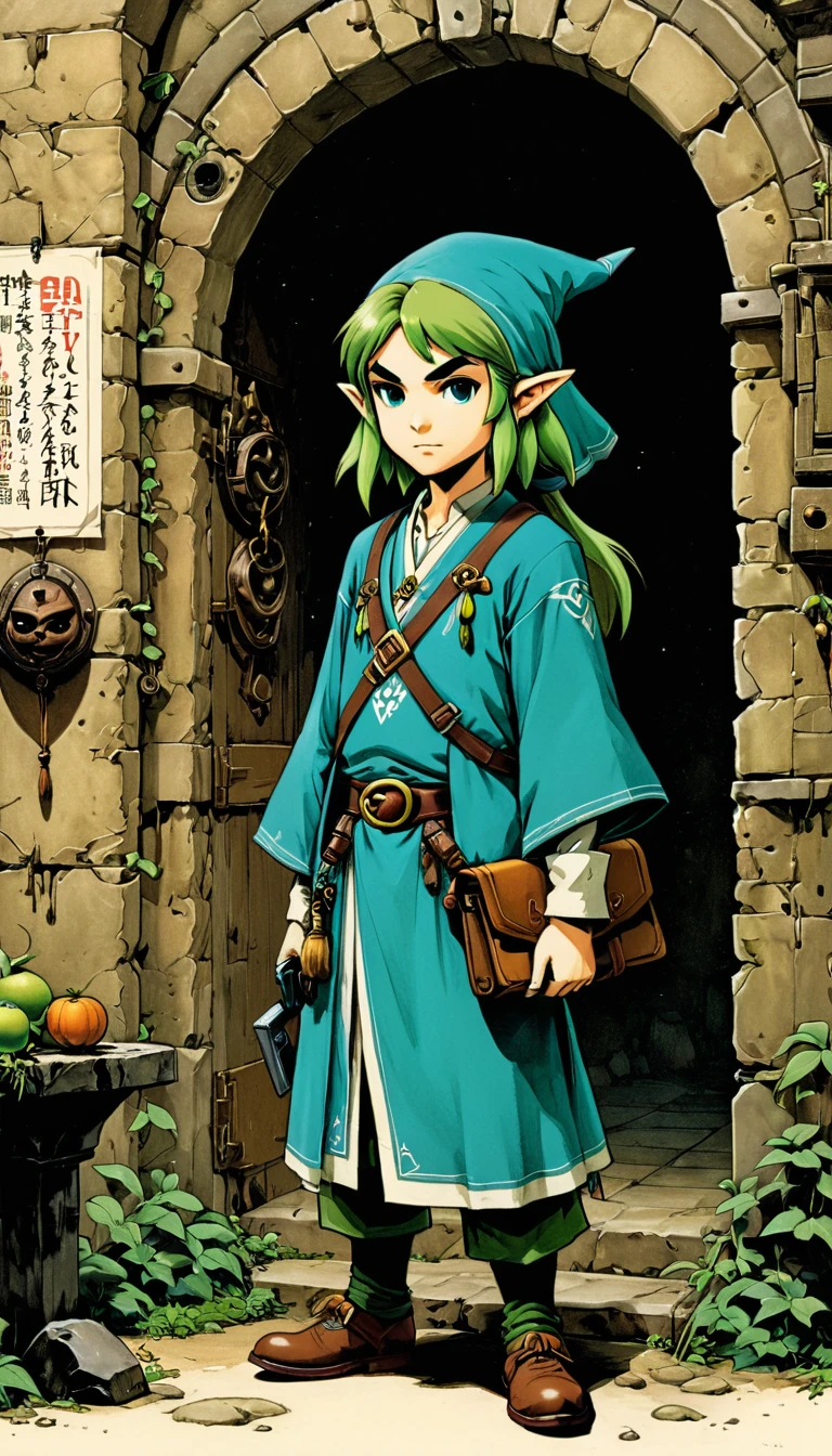 whole body, The Legend of Zelda game characters, Zelda Comics, man, Zelda character ff, Ian Mack's style, Chen Taimei, Fashionable clothing design, Horror Dungeon Description, Jean Baptiste Monge, academia