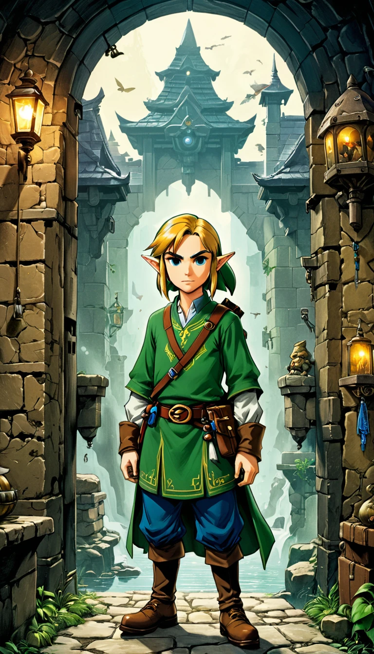 whole body, The Legend of Zelda game characters, Zelda Comics, man, Zelda character ff, Ian Mack's style, Chen Taimei, Fashionable clothing design, Horror Dungeon Description, Jean Baptiste Monge, academia