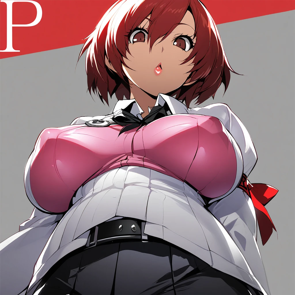 yukari takeba(persona3),1girl,solo,Super huge breasts,looking at viewer,near