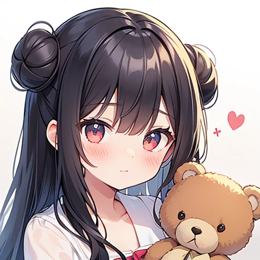 Half-tied single bun,Long hair,baby face,Teddy Bear,charming,Girl's own room,Modern,Cream-colored hair、Glowing pink eyes,White ruffle skirt,Black Hoodie,Cute sleeves,Wearing a cream cardigan,Zito Orders,look at me,smiling,High level of image quality,Sitting on the bed,high quality,Cute sleeves,Stroking the belly,pregnant,With a big belly,Painful expression,Kneeling on the ground,Spread your legs,Hands in front of hips