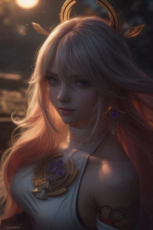 Качественные красивые Eyeа, Beautiful face, high quality face, dark sky, Thin, Wet waist, a slim body, model appearance, confusion, sexuality, милый beautiful anime woman, Detailed digital anime art, Beautiful anime girl, Beautiful anime girl, Anime with small details, Best quality, masterpiece, ultra detailed, Beautiful, A high resolution, Original,CG 8K ультраrealistic, perfect work of art, Beautiful face, Facial cleanliness, skin, гиперrealistic, ultra detailed, детальный Eye, dramatic lighting, (realistic) realistic, Full HD, Best quality, Best quality, Beautiful lighting, (8k wallpaper with extremely detailed computer graphics), high detail, sharp focus, The art of dramatic and photorealistic painting., прекрасная smile, Facial cleanliness, skin, гиперrealistic, ultra detailed, детальный Eye, dramatic lighting, (realistic) realistic, Full HD, Best quality, Best quality, Beautiful lighting, (8k wallpaper with extremely detailed computer graphics), high detail, sharp focus, The art of dramatic and photorealistic painting., (masterpiece, Best qualityтолстые контуры, comics, фотоrealistic, Best quality, masterpiece, A high resolution, One, {Rails_Shogun_genshin:1.15}, long_hair, violet_hair, clap, violet_Eyes, Mole_under_Eye, Mole, breast, hair_ornament, big_breast, flower, hair, split, hair_flower, blush, Very_long_hair, Yae Miko,((розовые hair:1.1)),smile,I look at the viewer,hair ornament,japanese clothes,side tit,cut off the sleeves,wide sleeves,jewelry,earrings,bare shoulders,1 girl,windy,on open air,I look at the viewer,SLR camera,hips,((underробный face and eyes:1.2)),
BREAK in the fresh air,grass,trees,evergreen,Sunbeam,Sun Ray,underробный,ultra detail,(A high resolution:1.1),Best quality,(masterpiece:1.3),(Cinematic lighting:1.1),