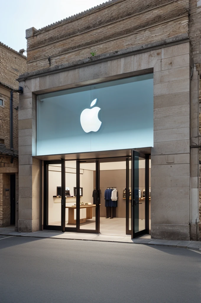 Apple store but in a village