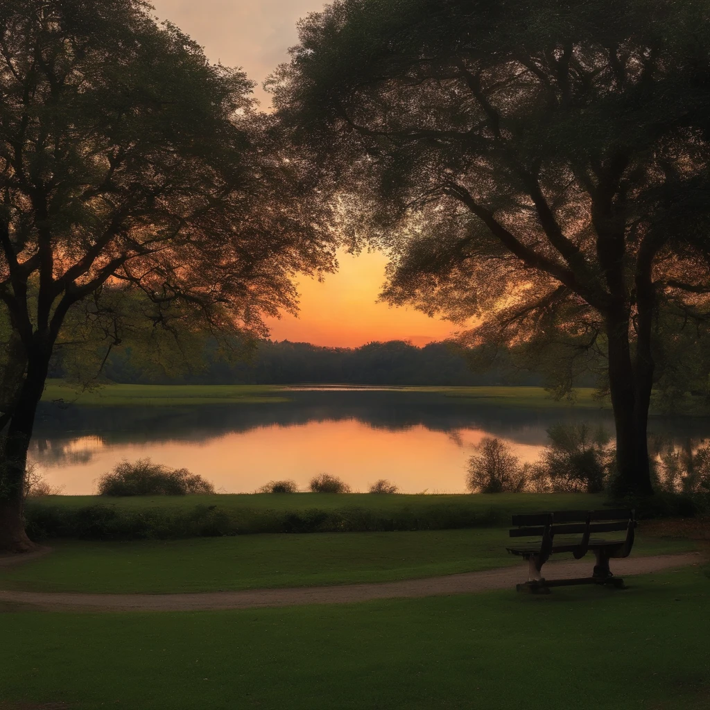 A very simple scenery with calmness