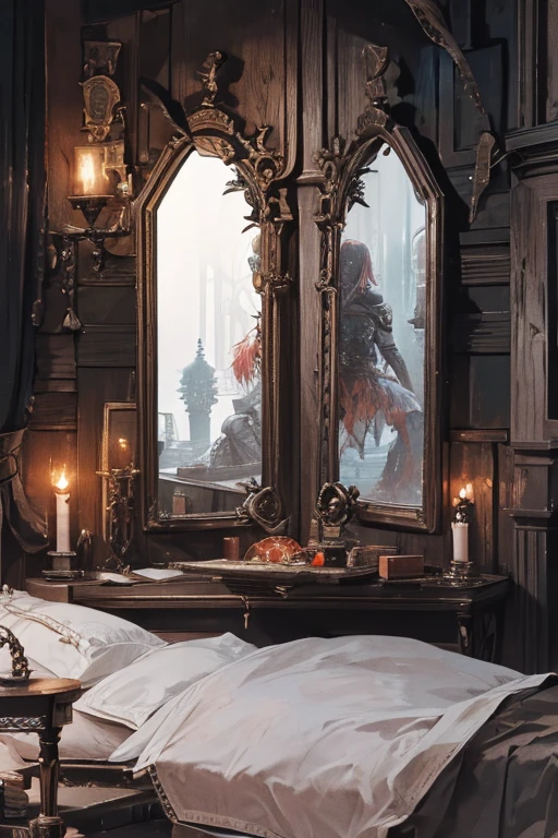 The Monstrously Cannibalism Clockwork Thorny Mirror Pools from Bloodborne.