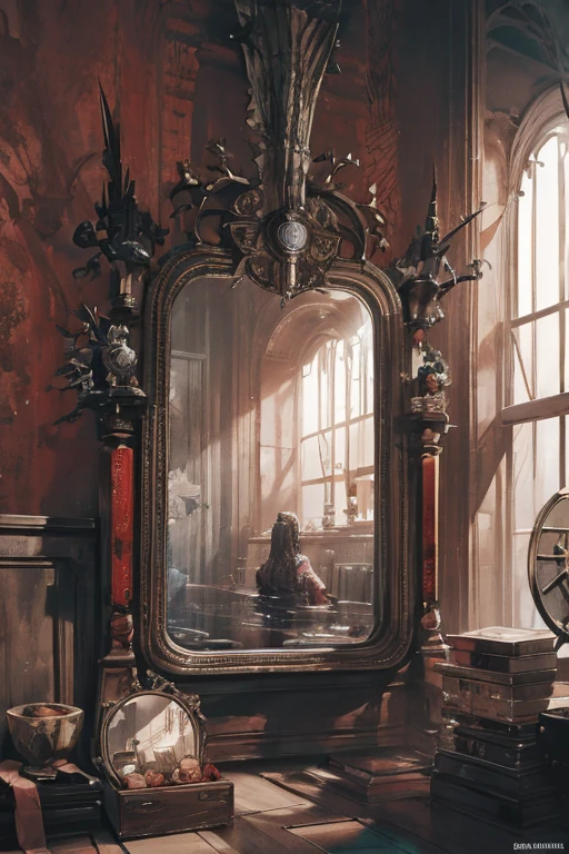 The Monstrously Cannibalism Clockwork Thorny Mirror Pools from Bloodborne.