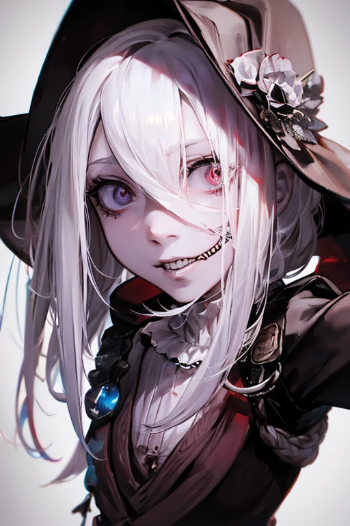 The Centered Portrait Of Cannibalism Skeleton Woman From Bloodborne.