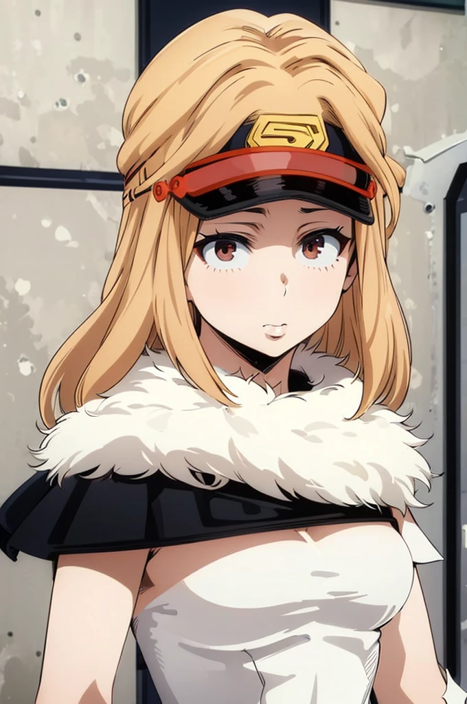 (masterpiece, ((best quality)), detailed), 1girl, solo, looking at viewer, KemiiHS1, long hair, brown eyes, blonde hair, camie utsushimi, nude